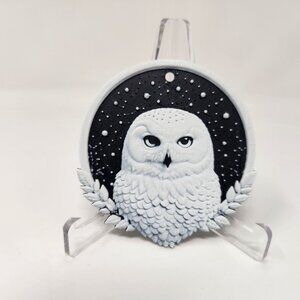 Owl Christmas Tree Ornament Holiday Decoration 3"